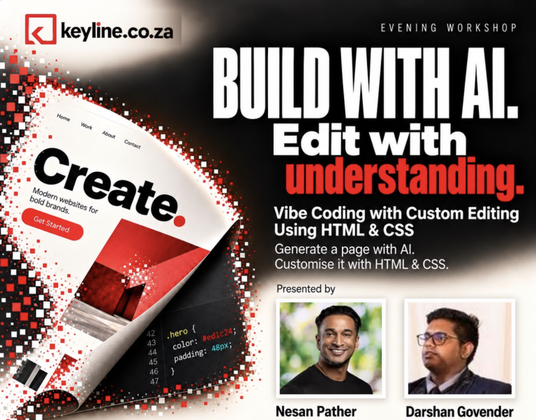 AI Web Training | Graphic Design Courses, Web Design Courses, Video Production Courses, 3D Design Courses, Animation Courses, Video Production Courses, Photography Courses, AI Courses, Graphic Design Courses in South Africa | Keyline